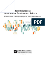 Rethinking Taxi Regulations