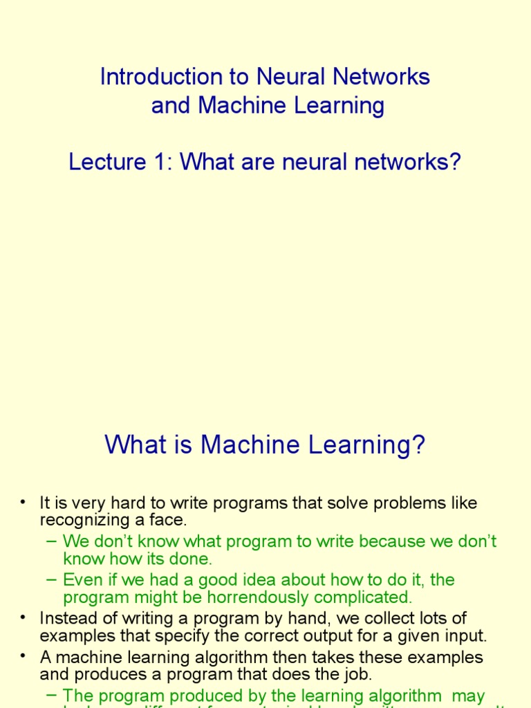 Introduction to Neural Networks Basics | PDF | Chemical Synapse | Dendrite