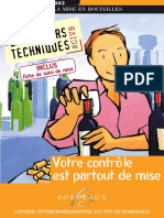 Cahier Technique Mise en Bouteille PDF