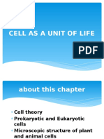 1.lecture 1 - Cell As A Unit of Life