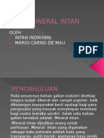 GEOPOTENSI MINERAL INTAN