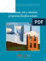 Conocimiento Arte y Valoracion Perspectivas Filosoficas Actuales PGDeBook 2016 PDF