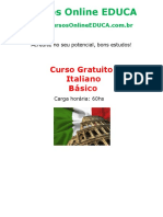 Curso Italiano Basico