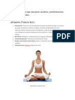 Posturas Básicas de Yoga. Beneficios y Constraindicaciones