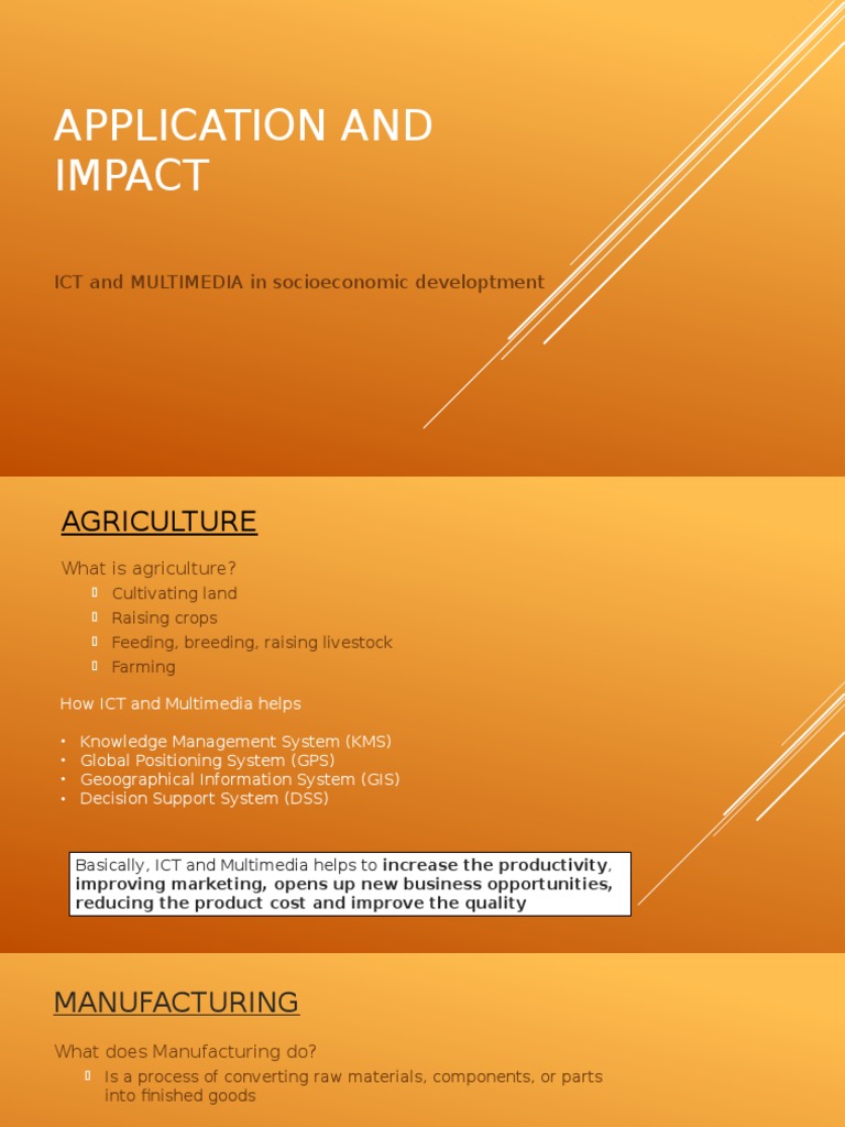 ICT and Multimedia in Socioeconomic Development | PDF | E Commerce | E ...