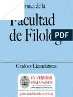 Facultad de Filologia 2012-2013