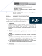 Informe N°10-2016-Cfatep Plan de Viaje Apurimac