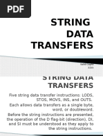 String Data Transfers