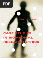 Timothy F. Murphy-Case Studies in Biomedical Research Ethics-The MIT Press (2004)