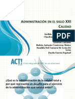 Administración en El Siglo XXI