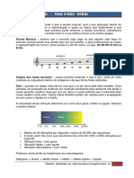 Caderno II Material Escalas Musicais Uma Visão Geral