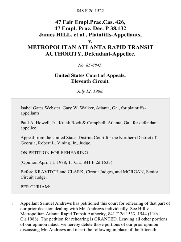 47 Fair Empl - Prac.Cas. 426, 47 Empl. Prac. Dec. P 38,132 James HILL ...