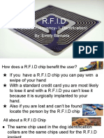 R.F.I.D: (Radio-Frequency-I - Dentification)