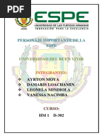 Personaje Importante ESPE