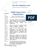 ASME Impact Test Requirement