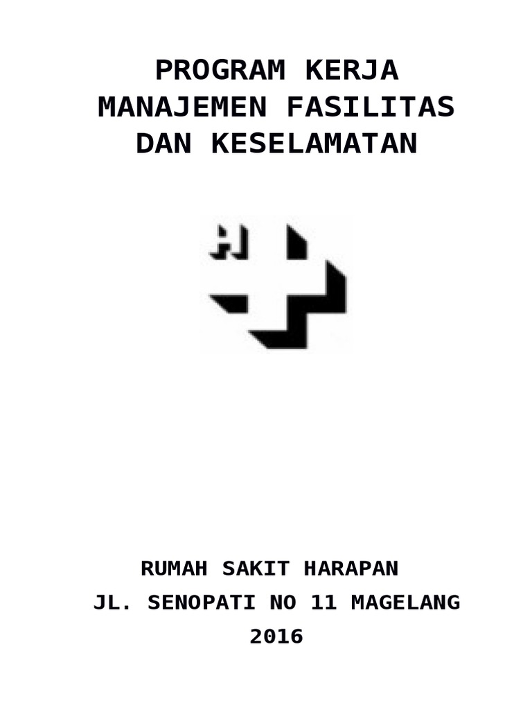 Program Kerja MFK Rumah Sakit 2016 | PDF