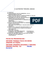 Trabajo a Sustentar Tercera Unidad