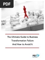 The Ultimate Guide To Business Transformation Failure and How To Avoid It