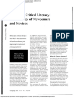 Taking On Critical Literacy
