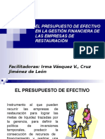 El Presupuesto de Efectivo en La Gestión Financiera