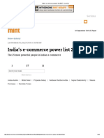 India’s E-commerce Power List 2015