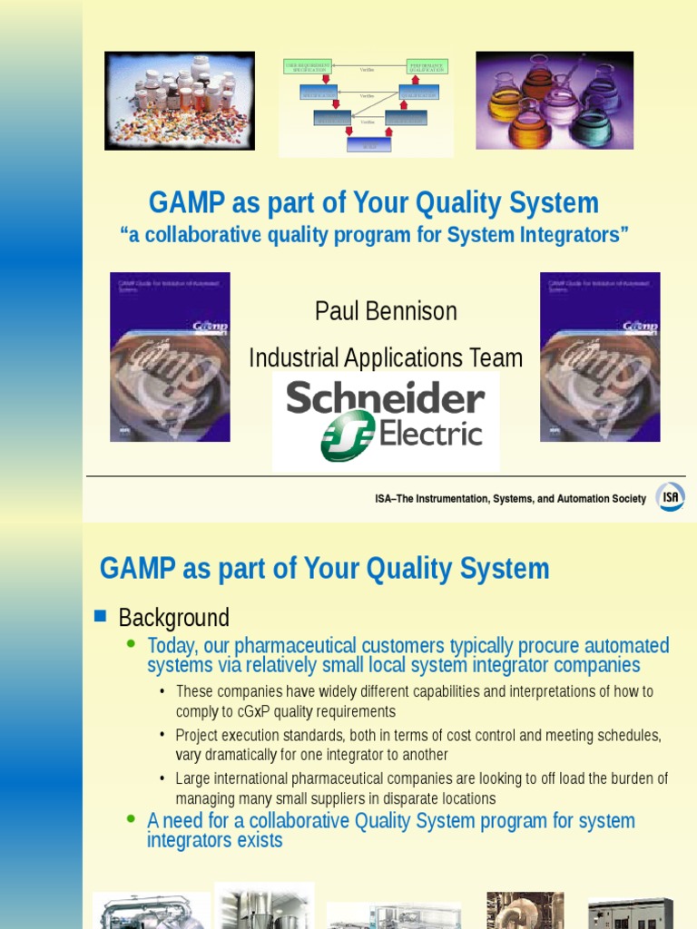 GAMP5 | PDF | Verification And Validation | Specification (Technical ...