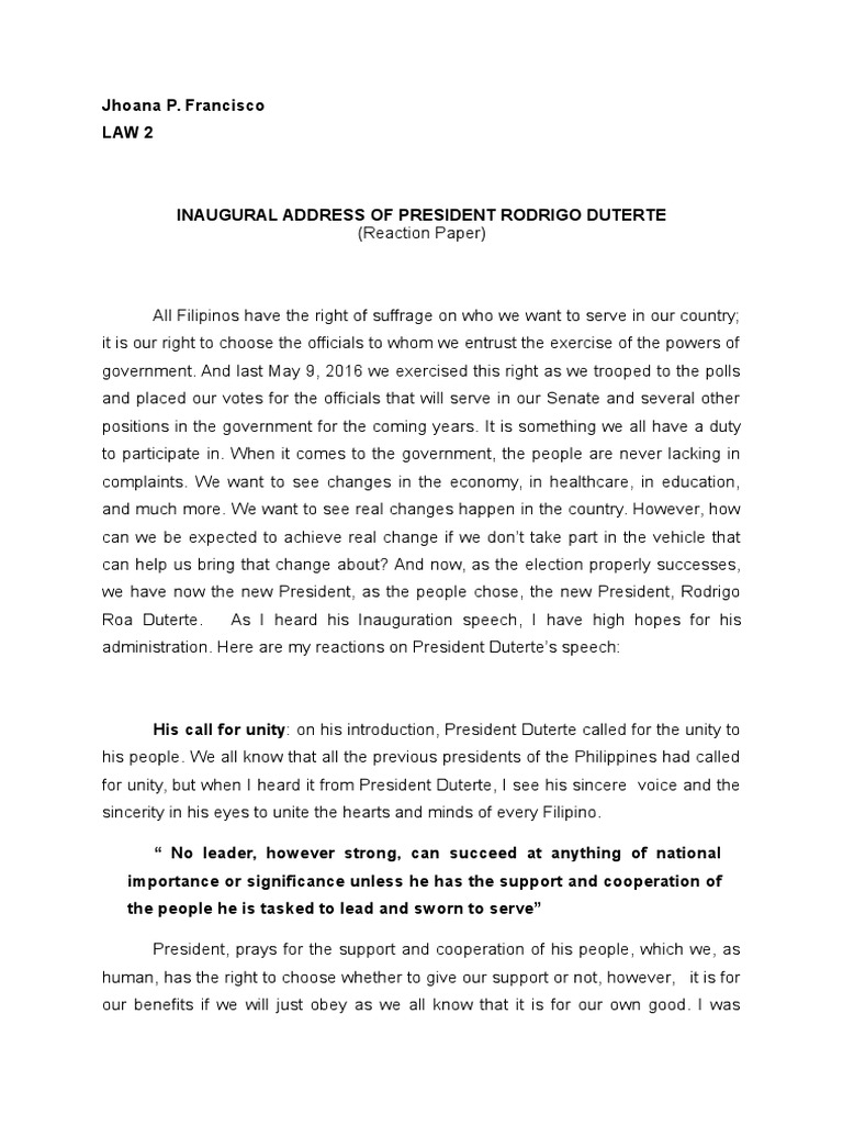 reaction-paper-rodrigo-duterte-philippines