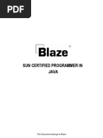 SCJP Core Java Blaze