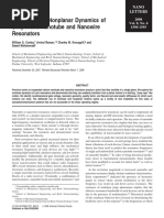 Nonlinear and Nonplanar Dynamics of Suspended Nanotube and Nanowire Resonators