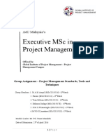 Project Management Standards, Tools and Techniques  -  Group Assignment-1 (Autosaved).docx