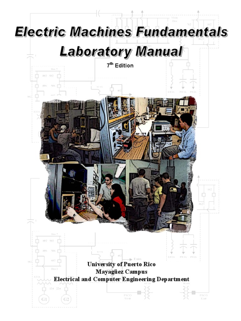 UPRM Electric Machines Laboratory Manual PDF PDF Ac Power Capacitor