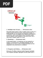 ‪#‎Primavera‬ P6 Vs. Microsoft Project