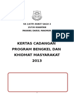 Kertas Kerja (Bengkel, Khidmat Masyarakat)