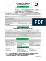 2016 Forest Heights Stem Academy 6th8th Supply List Final