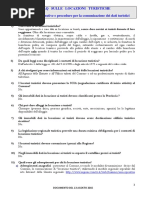 Faq Locazioni Turistiche Duex