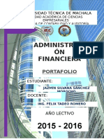 Administracion Financiera I