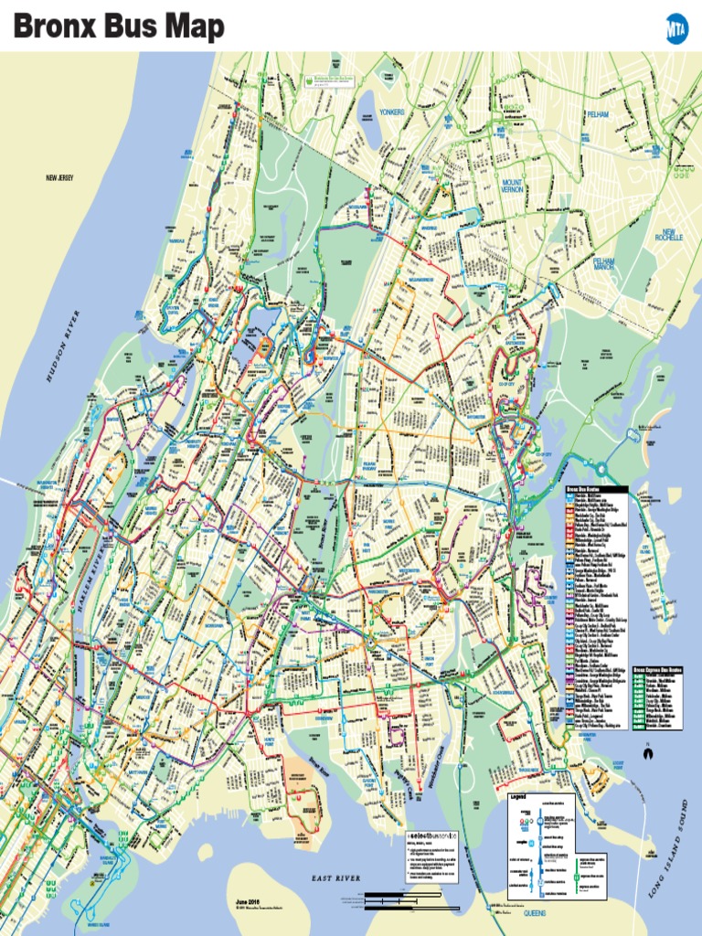 Bus Bronx Bus Map PDF
