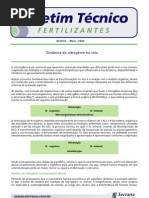 Dinâmica do Nitrogênio no Solo