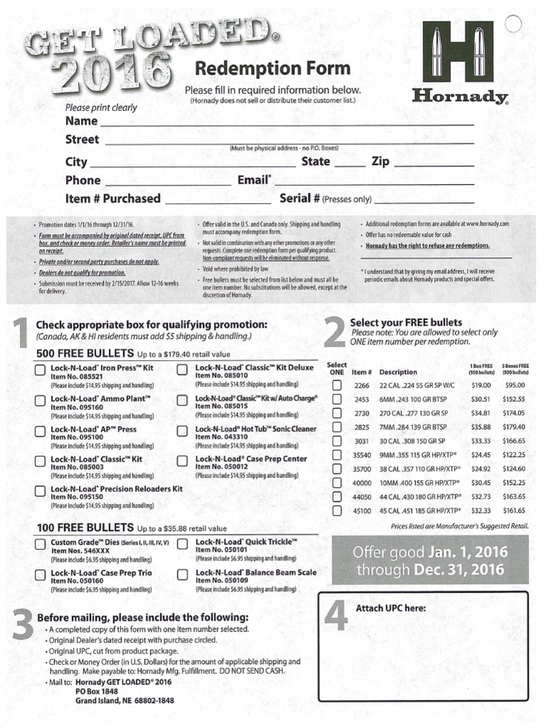 hornady-rebate