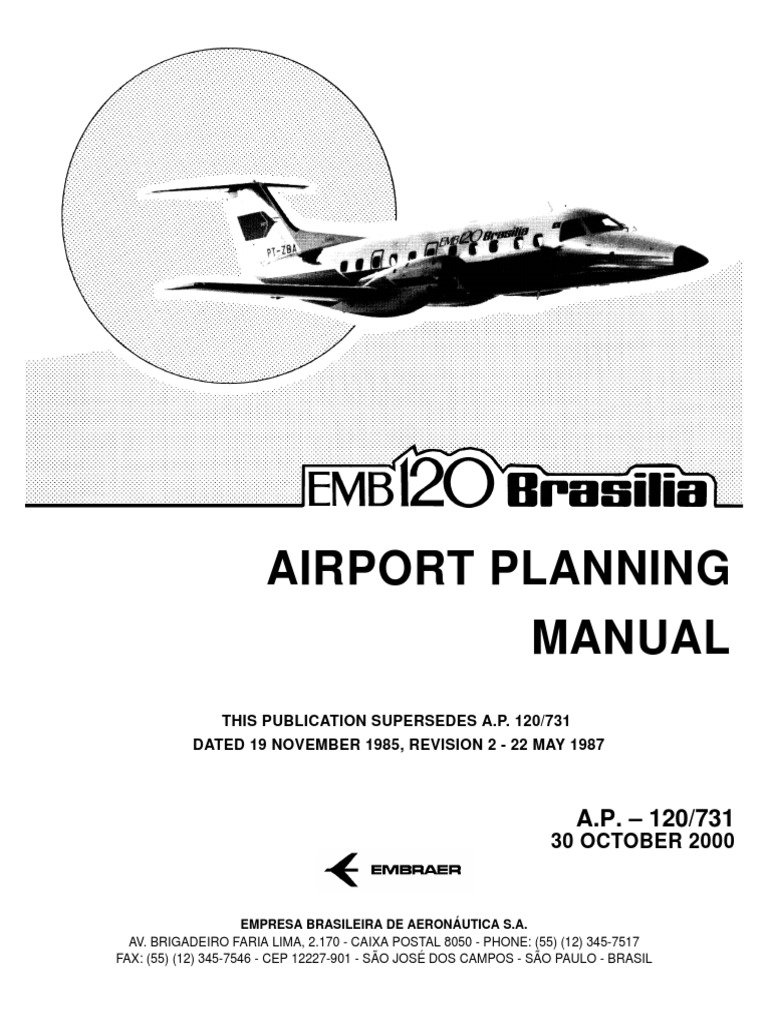 EMB120 Airport Planning Manual | PDF | Runway | Nature