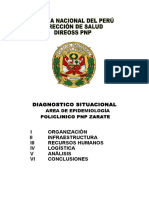 Diagnostico Situacional de Servicio Epidemiologia Pol PNP Zarate 2016