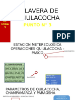 Estación meteorológica Quiulacocha, Pasco: datos y conclusiones