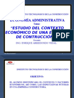 Estudio Del Contexto Económico de Una Empresa de Construcción