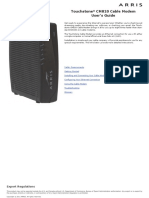 ARRIS CM820 User Guide Std1-1 PDF