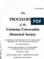 Unitarian Universalist Historical Society, 1980-2007
