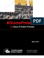 EHRP OromoProtests 100 Days of Public Protests