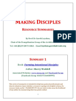 Summary - Forming Intentional Disciples