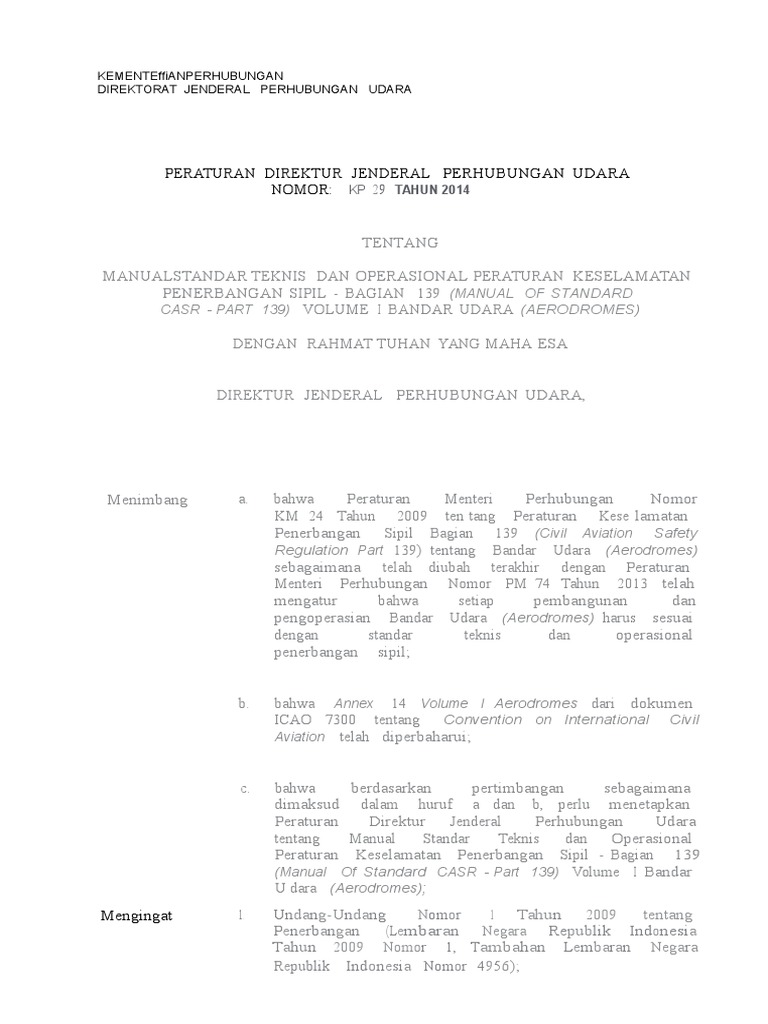DG Decree Nu KP 2vcdddddddddx9 Year 2014 Manual Of Operational And