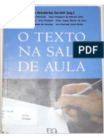 GERALDI, João Wanderley - O Texto Na Sala de Aula