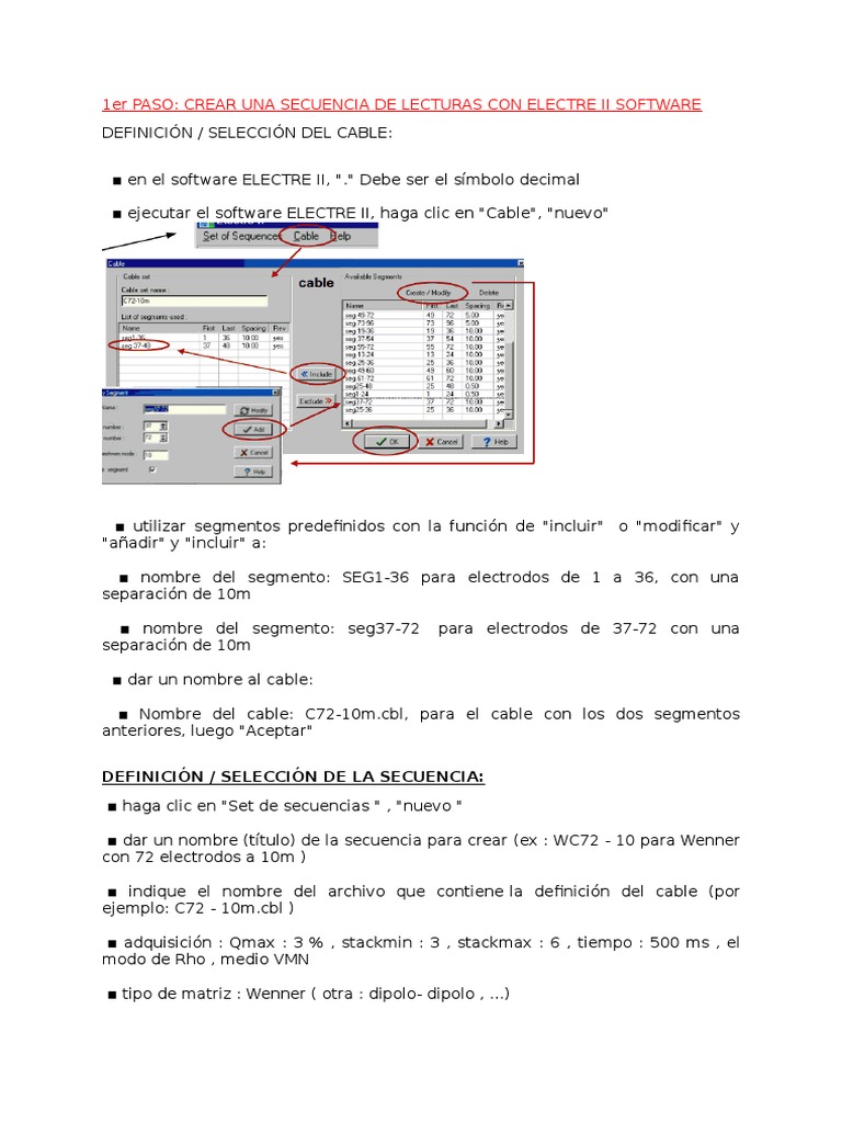 Manejo de Syscal Pro1 | PDF | Point and Click | Batería (electricidad)